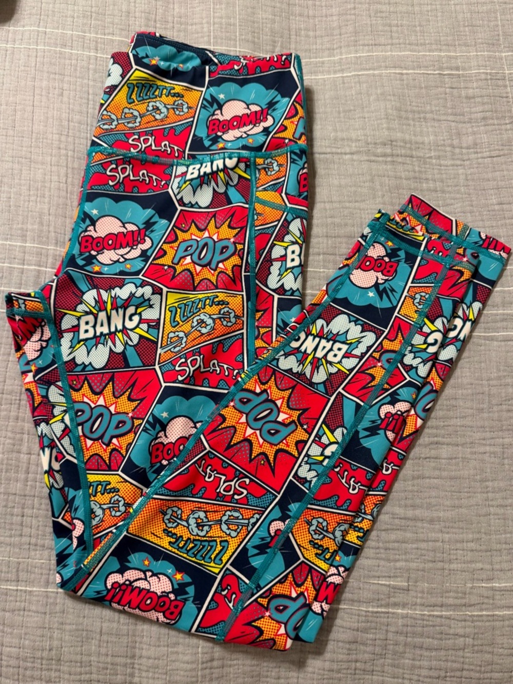 CVG Knockout Leggings Comic Book Strip Print